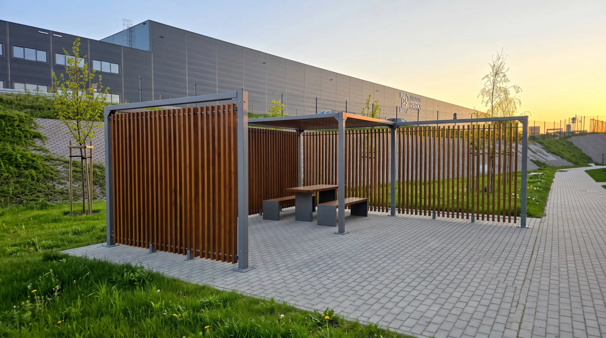 Pergola büroohoones